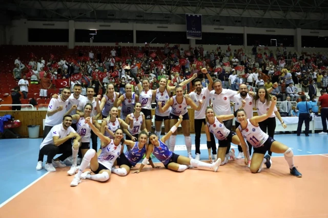 Aydın'ın Sultanları Balkan Kupası şampiyonu oldu