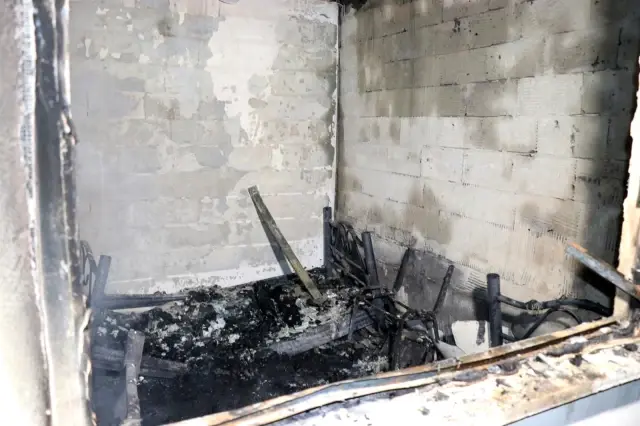 Aynı aileden 4 kişinin hayatını kaybettiği yangının görüntüleri ortaya çıktı