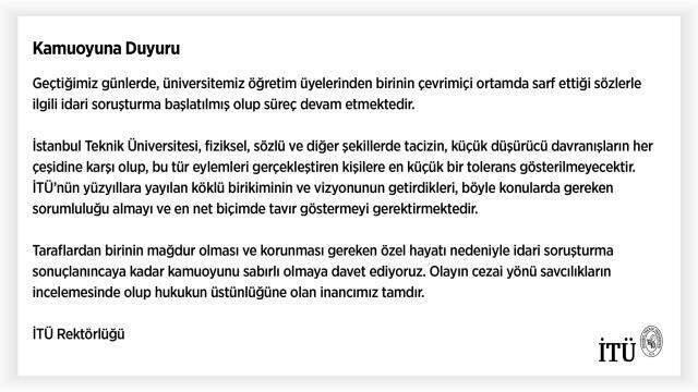 İTÜ, öğrencisini taciz ettiğini anlatan Prof. Dr. Celal Şengör'e soruşturma açtı