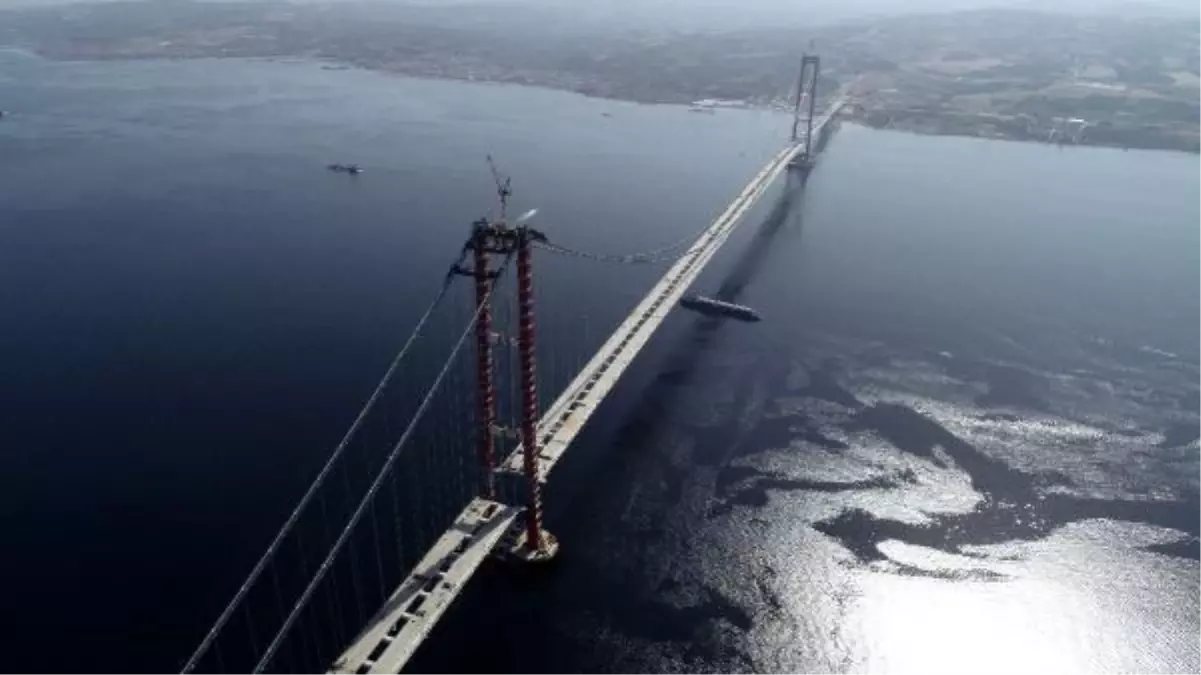 1915 ÇANAKKALE KÖPRÜSÜ YOLU İÇİN 6 TABLİYE MONTAJI KALDI