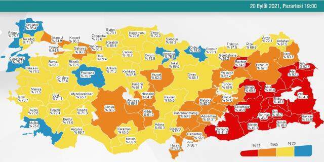 20 Eylül Pazartesi 2021 korona tablosu… Bugünkü corona vaka sayısı açıklandı! 20 Eylül koronavirüsten kaç kişi öldü?