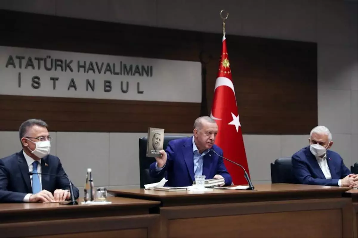 Cumhurbaşkanı Erdoğan, ABD'ye hareketinden önce açıklamalarda bulundu