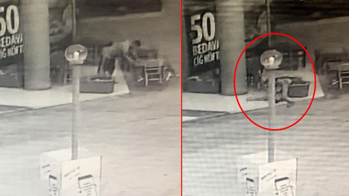Defalarca yere düşüp kalktı! Kağıt toplayıcısı gencin son nefesini verdiği anlar saniye saniye kamerada