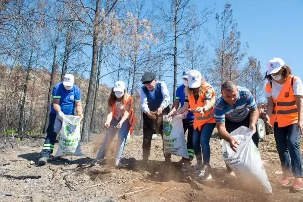 KOMPOST GÜBRE, ALADAĞ'DA YANAN TOPRAKLARA CAN VERECEK