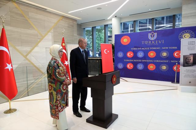 Son Dakika: Cumhurbaşkanı Erdoğan, ABD'deki Türkevi'nin açılışını yaptı! İşte yeni binadan birinci imajlar