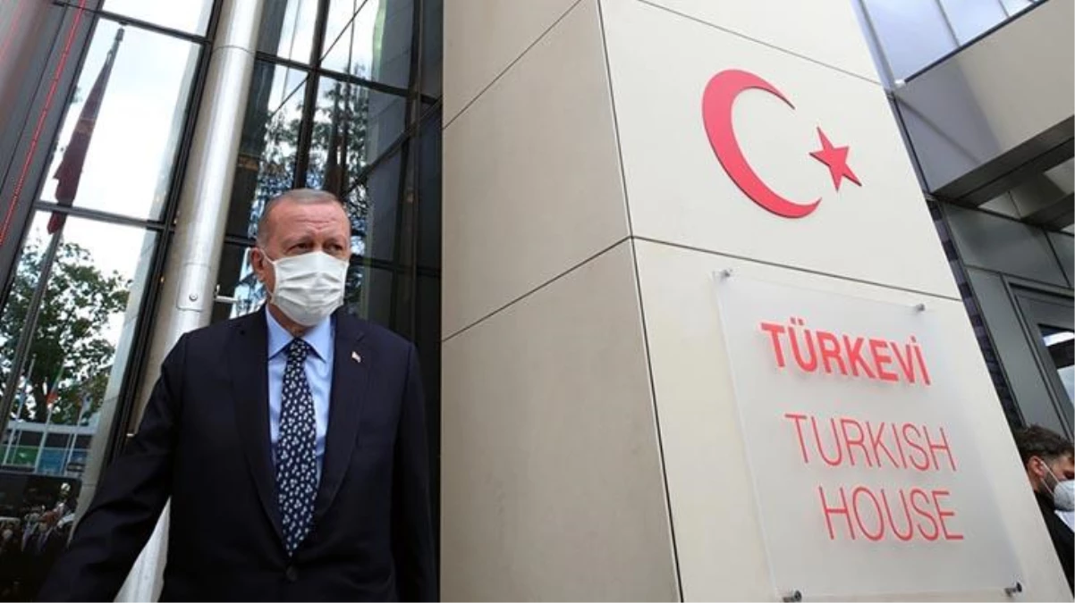 Son Dakika: Cumhurbaşkanı Erdoğan, ABD'deki Türkevi'nin açılışını yaptı! İşte yeni binadan ilk görüntüler