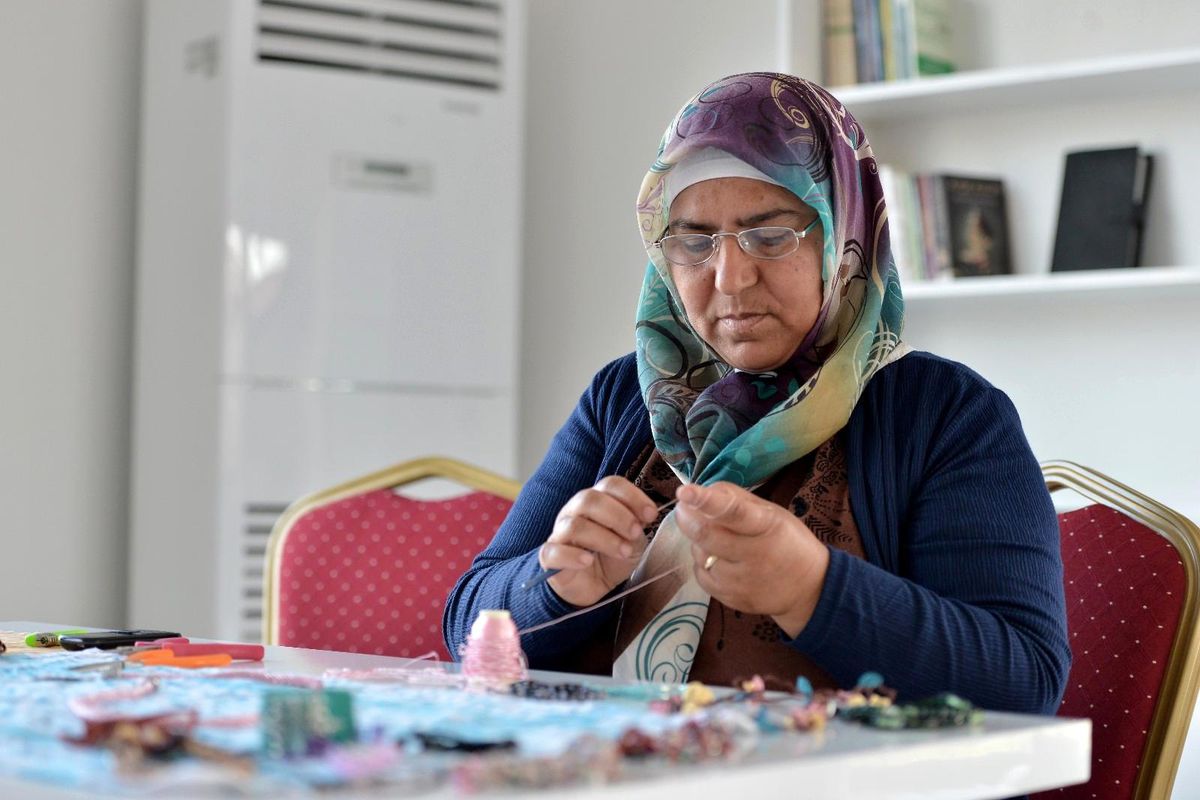 Zeytinköylü kadınlar meslek sahibi olacak