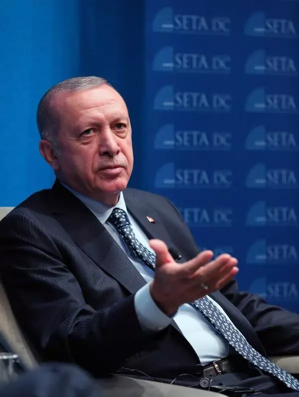 Son dakika haberleri: Cumhurbaşkanı Erdoğan, FPA ve SETA DC programına katıldı