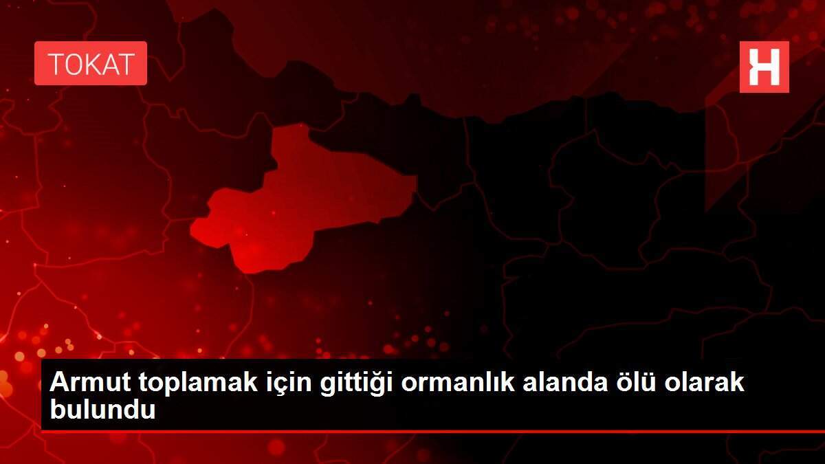 Armut toplamak için gittiği ormanlık alanda ölü olarak bulundu