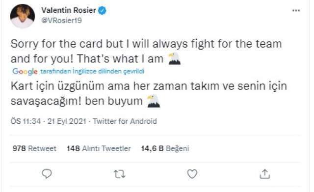 Bir Balotelli herkesin istikrarını bozdu! Rosier'e maç sonunda sürpriz kırmızı kart