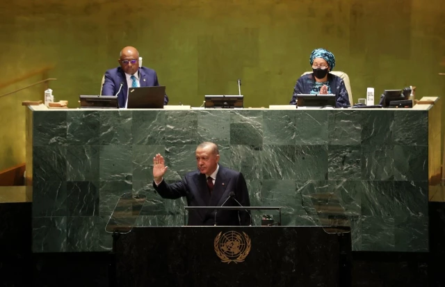 Cumhurbaşkanı Erdoğan, BM 76. Genel Konseyi Toplantısında dünyaya seslendi