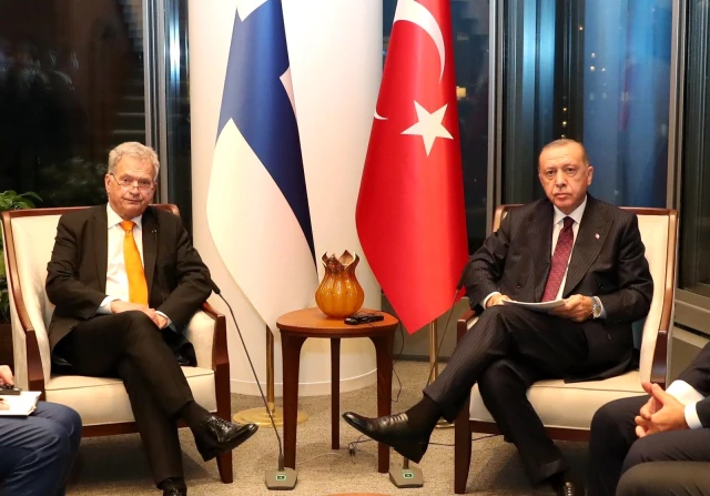 Cumhurbaşkanı Erdoğan, Finlandiya Cumhurbaşkanı ile görüştü