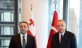 Son dakika haberi! Cumhurbaşkanı Erdoğan, New York'ta Gürcistan Başbakanı Garibaşvili'yi kabul etti.