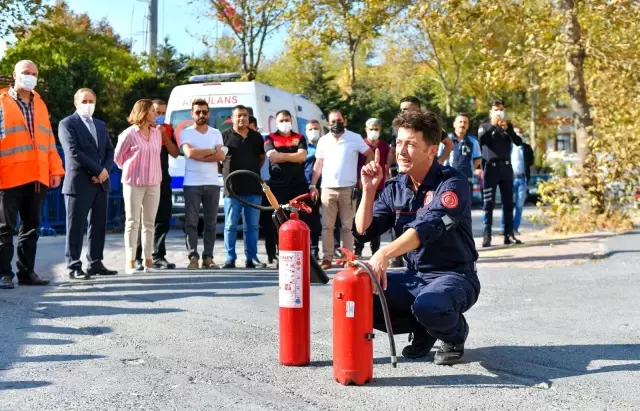Esenyurt'ta yangın tatbikatı