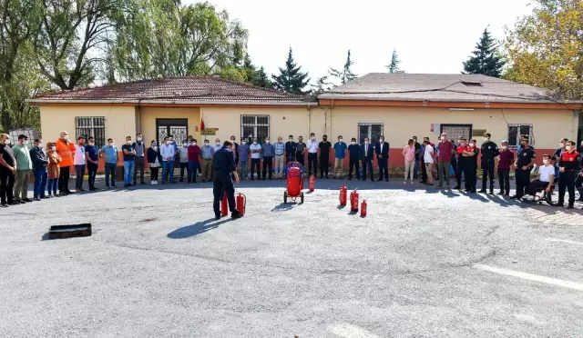 Esenyurt'ta yangın tatbikatı