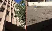 Hakimin tutuklama kararını duyan sanık, kendini 2. kattaki duruşma salonundan aşağı attı