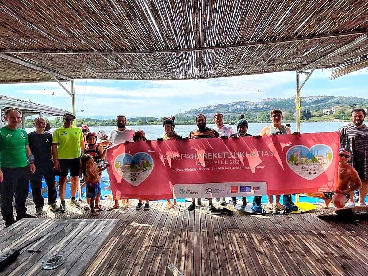 İzmit'te wakeboard heyecanı