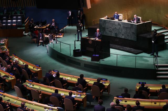 Joe Biden'ın BM Genel Heyeti'ndeki konuşması sırasında İsrail heyetine ayrılan koltukların boş kalması dikkat çekti
