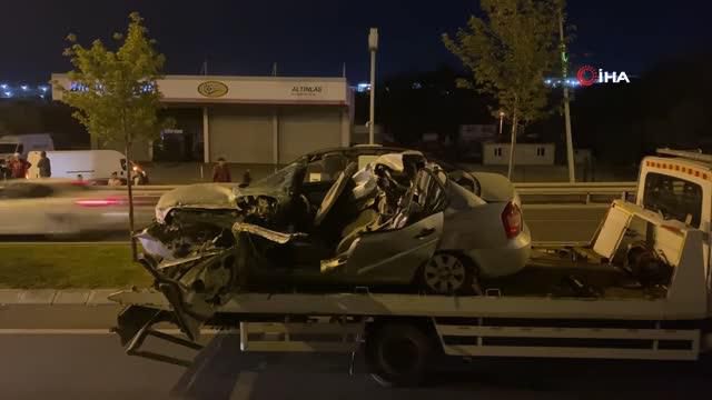 sol seritte ariza yapan kamyonete arkadan car 2 14413519 o