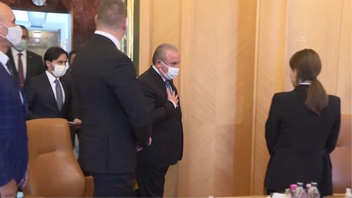 Son dakika haberleri | TBMM Lideri Şentop, Karadağ Başbakan Yardımcısı Dritan Abazoviç'i kabul etti