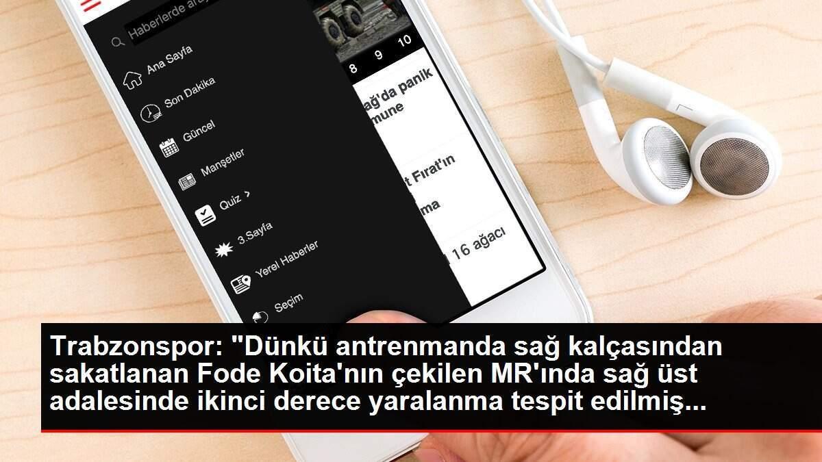 Trabzonspor'da Fode Koita antrenmanda sakatlandı