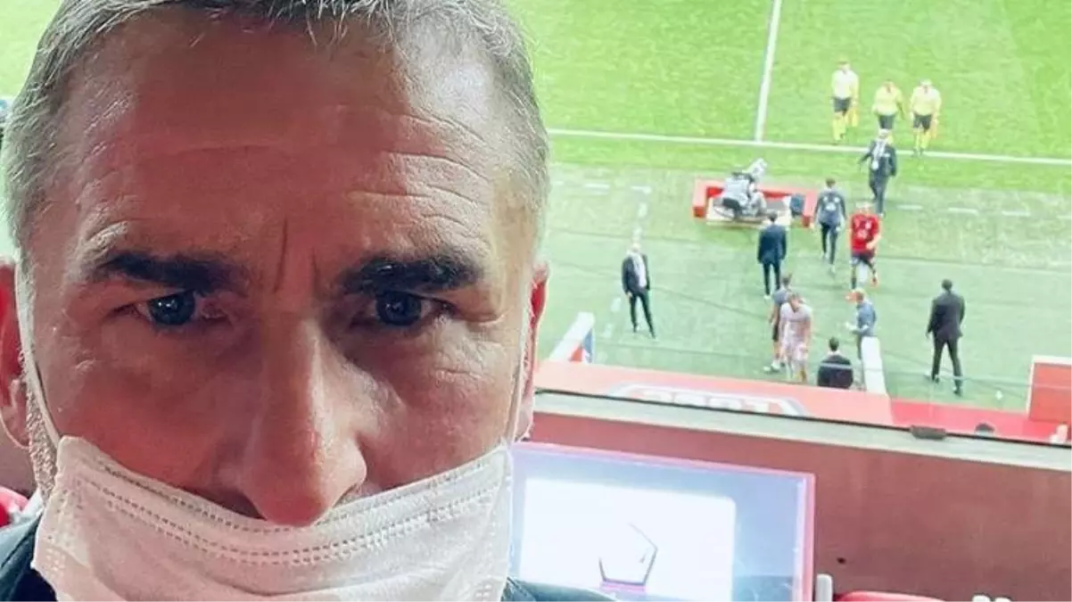 A Ulusal Kadro'nun yeni hocası Kuntz, Burak Yılmaz'ın gösteri yaptığı maçtan selfie paylaştı