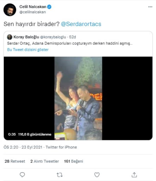Adana Demirspor'u coşturayım derken sınırı aştı! Serdar Ortaç, şarkıyı yarıda kesip Beşiktaş'a küfretti