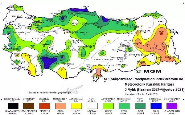 Analiz raporları yayımlandı; ağustos ayı 'şiddetli kurak' yaşandı