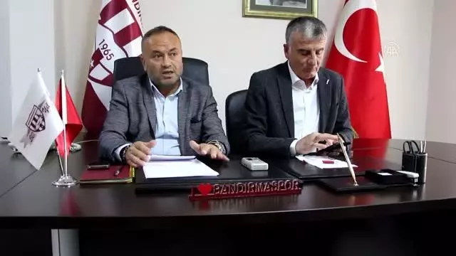 BALIKESİR - Bandırmaspor Basın Sözcüsü Özel Aydın'dan taraftarlara destek çağrısı