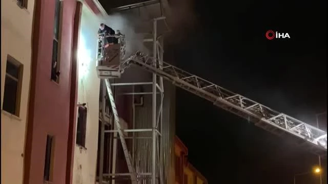 Son dakika haber | Çubuk'ta bir iş yerinde yangın