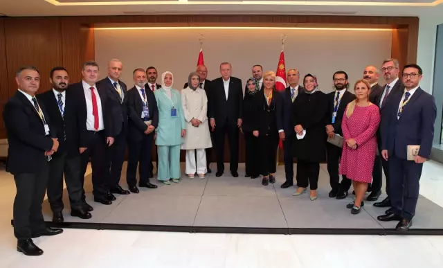 Cumhurbaşkanı Erdoğan, ABD'de gazetecilerin sorularını yanıtladı: (1)