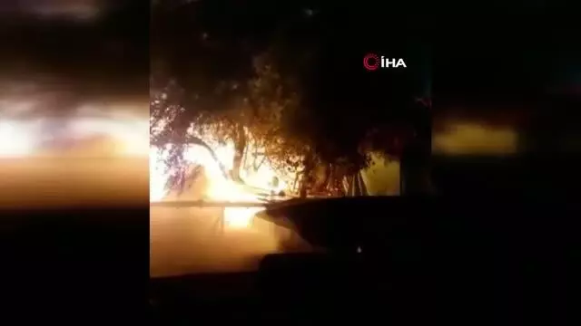 Gemi yapım atölyesinde yangın: 5 milyon TL değerinde 3 tekne yandı, 2'si zarar gördü