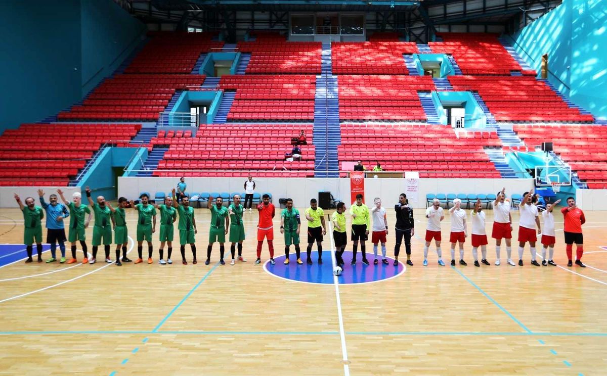 Görme Engelli Futsal 1. Lig 1. Devre müsabakaları Van'da devam ediyor