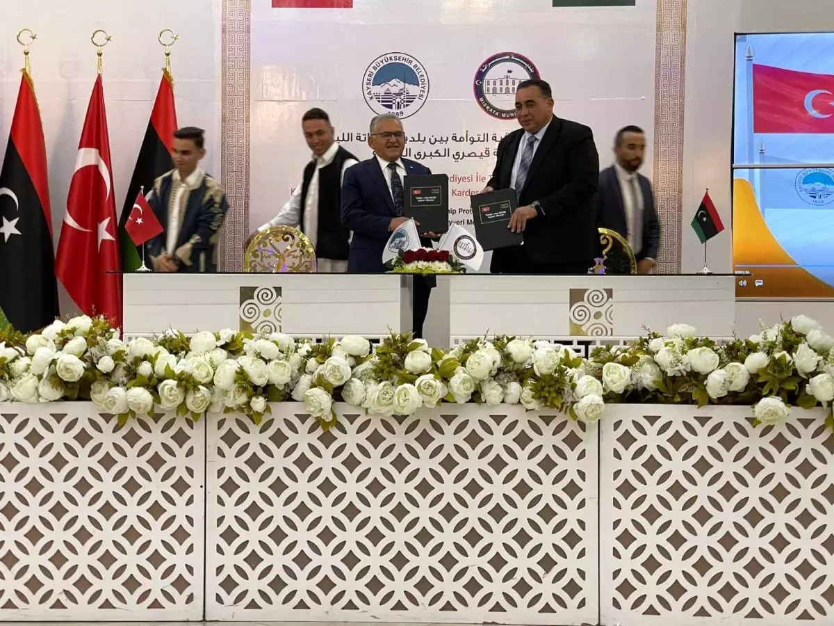 Kayseri ile Misurata Arasında 'Kardeş Şehir' İmzaları Atıldı