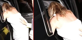 Paris Hilton'un annesi Kathy Hilton elbiseyle girdiği restorandan masa örtüsüne sarınarak çıktı