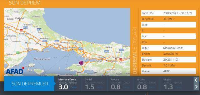 Son dakika Gebze deprem! Son dakika depremleri Darıca! Yalova'da deprem mi oldu?