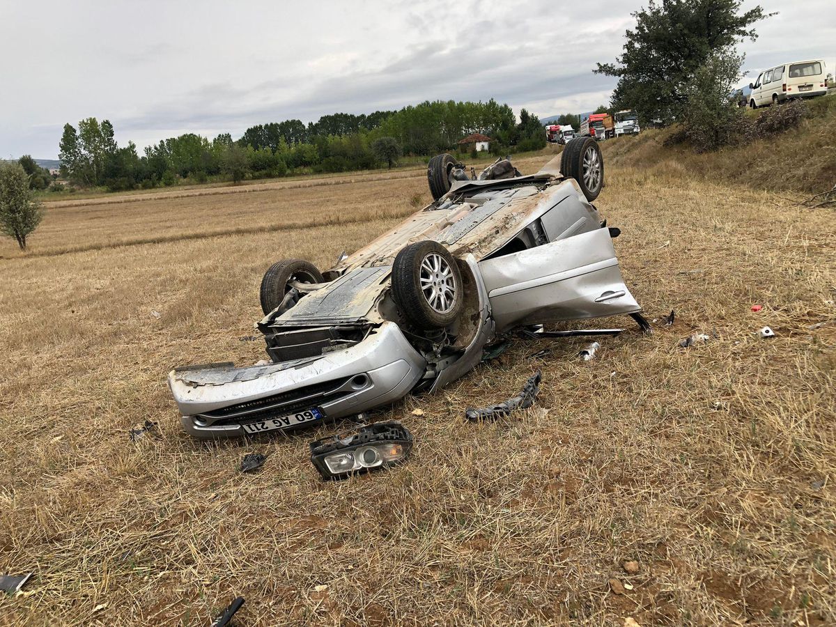 Son dakika: Tokat'taki trafik kazasında 4 kişi yaralandı