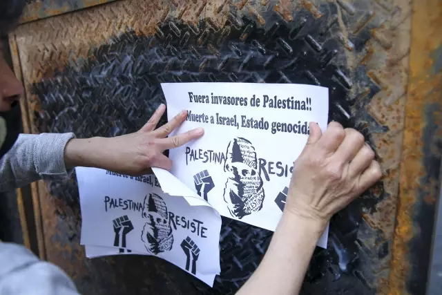 BUENOS AIRES - Arjantin'de Filistinli tutuklularla dayanışma, İsrail'i protesto gösterisi düzenlendi