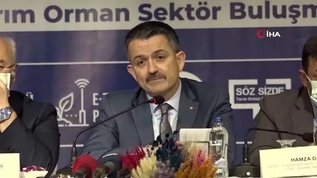 Bakan Pakdemirli, sözleşmeli üretimi işaret etti