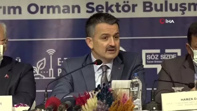 Bakan Pakdemirli, sözleşmeli üretimi işaret etti