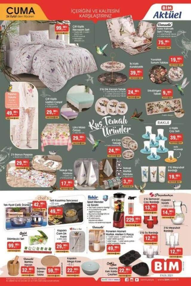 BİM 24 Eylül aktüel ürünler kataloğu! BİM'de bugün neler var? BİM aktüel kataloğu
