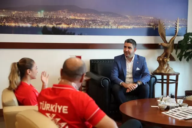 Buse Naz Çakıroğlu'ndan, Başkan Gökhan Yüksel'e ziyaret