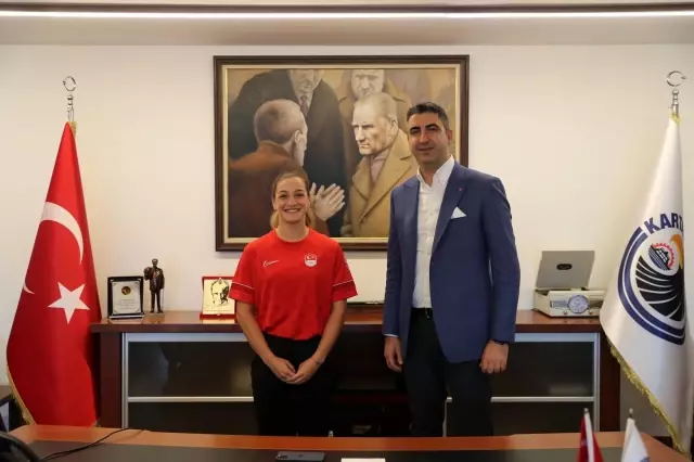 Buse Naz Çakıroğlu'ndan, Başkan Gökhan Yüksel'e ziyaret