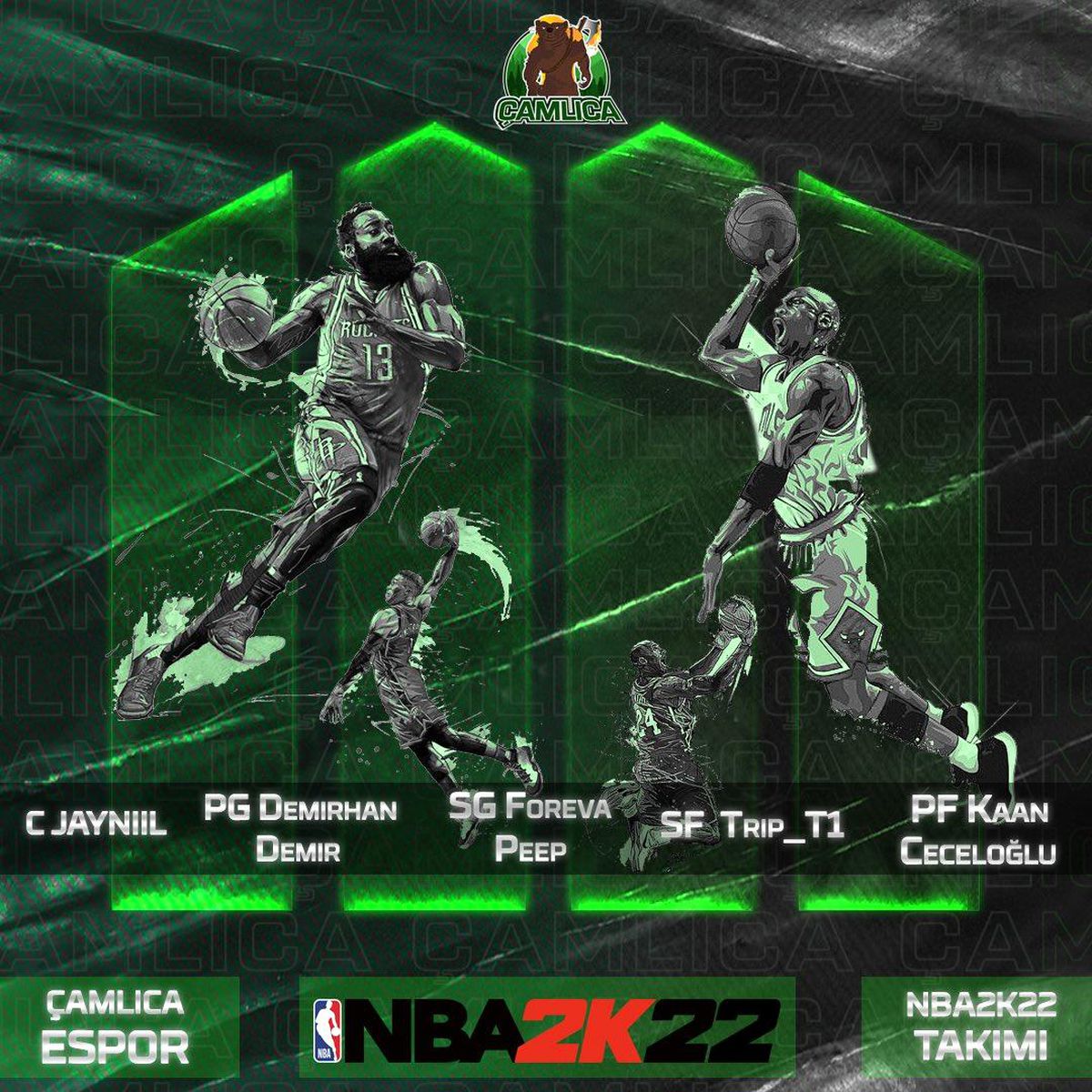 Çamlıca Espor kendilerini temsil edecek yeni NBA takımını duyurdu
