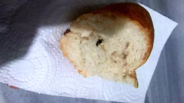 Mide bulandıran olay! Marketten aldığı ekmeğin içinden sinek çıktı