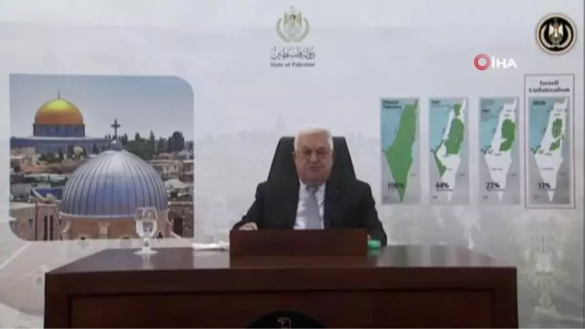 Filistin Devlet Başkanı Abbas'tan İsrail'e: '1 yıl içinde 1967 sınırlarına çekilin'