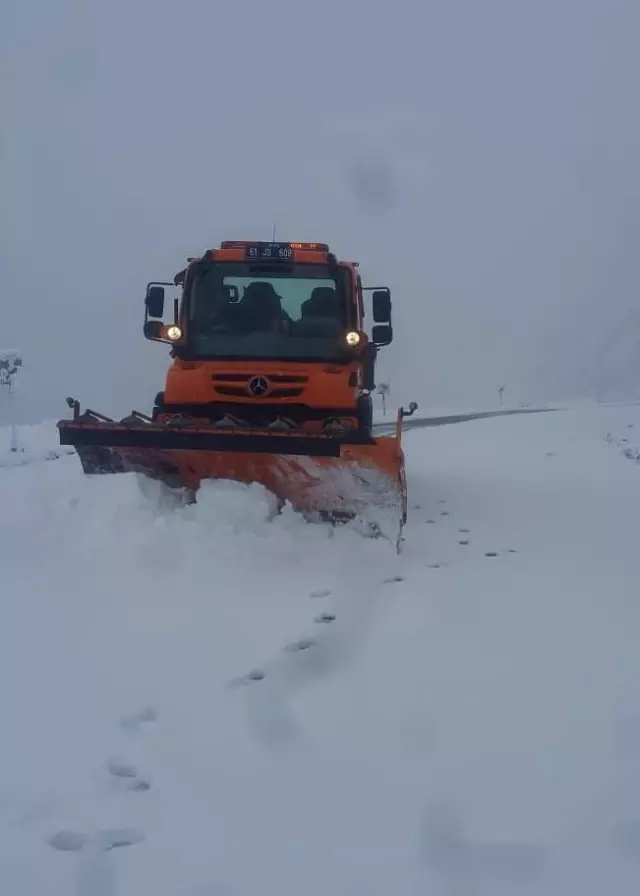 Karadeniz'de 4 ilin yüksek kesimlerinde kar etkili oluyor