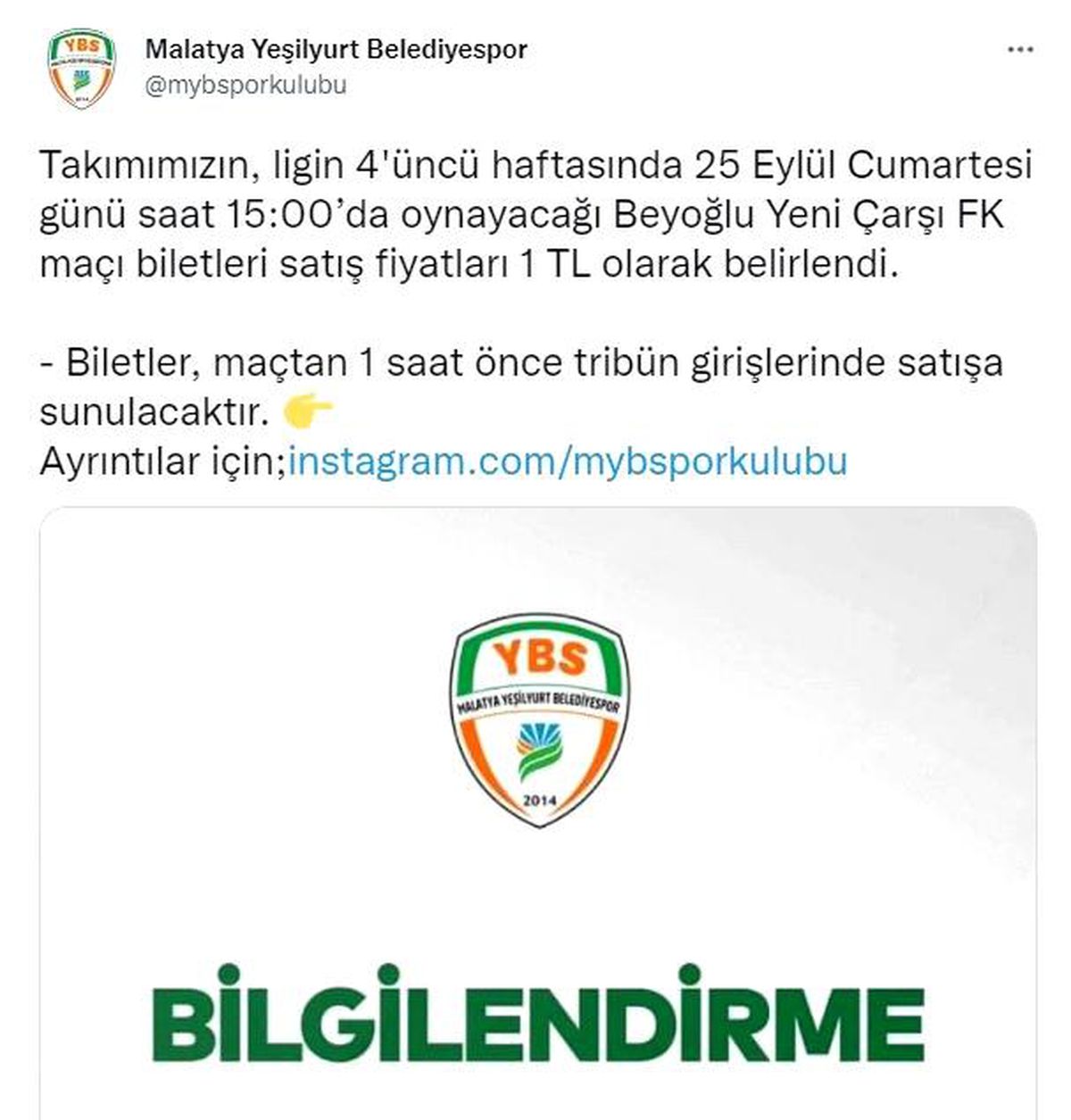 Maç biletleri 1 TL'den satılacak