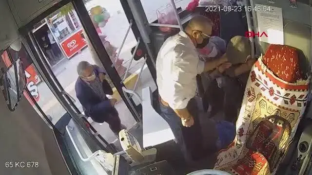 OTOBÜS ŞOFÖRÜ, KALP MASAJI YAPIP, GÜZERGAH DEĞİŞTİREREK HAYAT KURTARDI