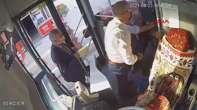 OTOBÜS ŞOFÖRÜ, KALP MASAJI YAPIP, GÜZERGAH DEĞİŞTİREREK HAYAT KURTARDI